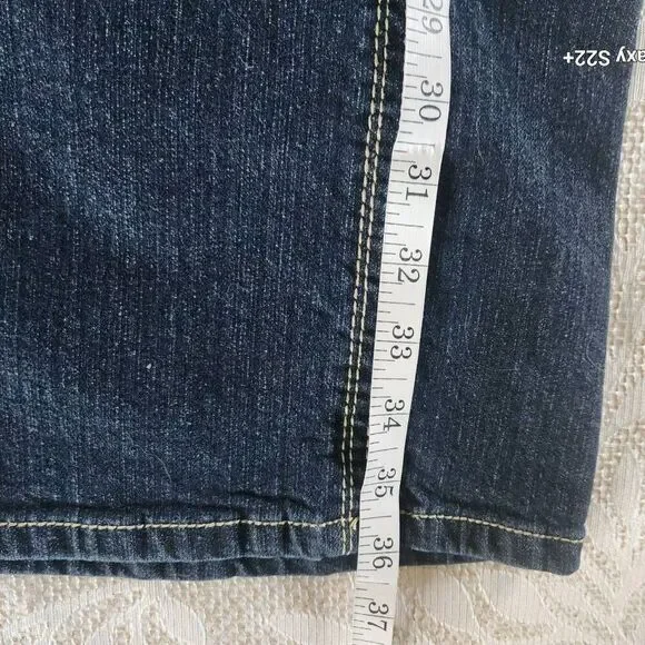 37  Royal Blue Women's Western Boot Cut Jeans Custom-Made 25x37 Plus/Tall Size - Picture 11 of 11